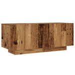 Tv-Benk Gammelt Tre 100X35X40 Cm Konstruert Tre