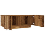 Tv-Benk Gammelt Tre 100X35X40 Cm Konstruert Tre