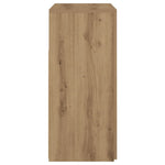 Skjenk Med Led-Lys Artisan Eik 80X35X75 Cm Konstruert Tre