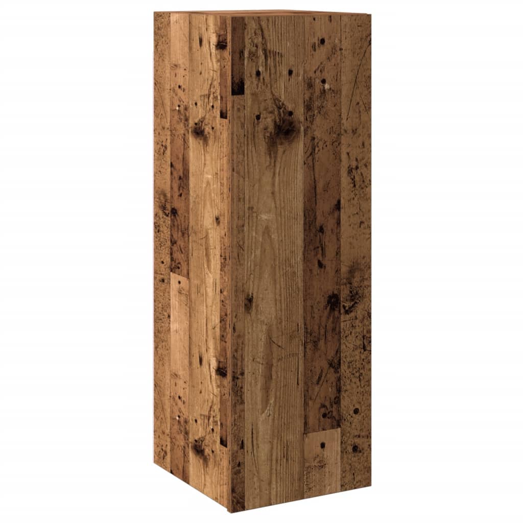 Tv-Benk Gammelt Tre 30,5X30X90 Cm Konstruert Tre