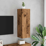 Tv-Benk Gammelt Tre 30,5X30X90 Cm Konstruert Tre