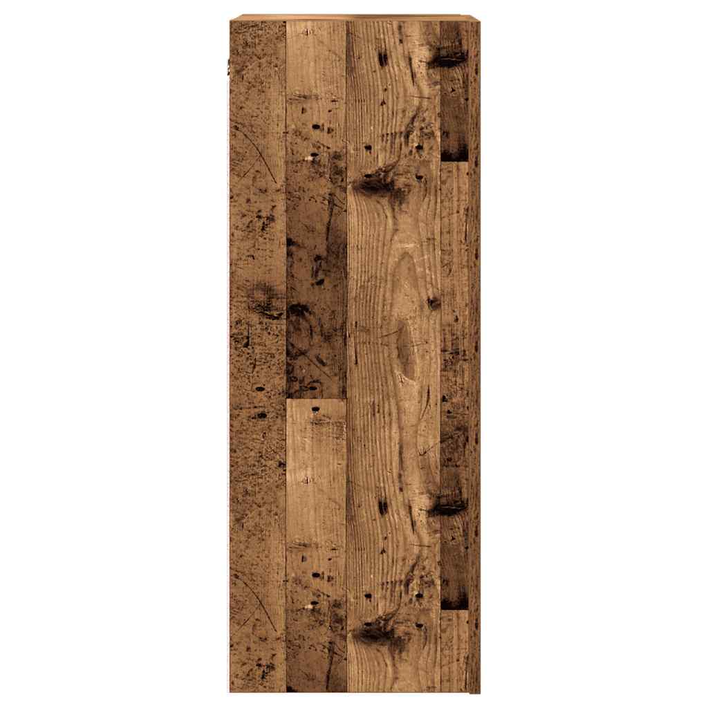 Tv-Benk Gammelt Tre 30,5X30X90 Cm Konstruert Tre