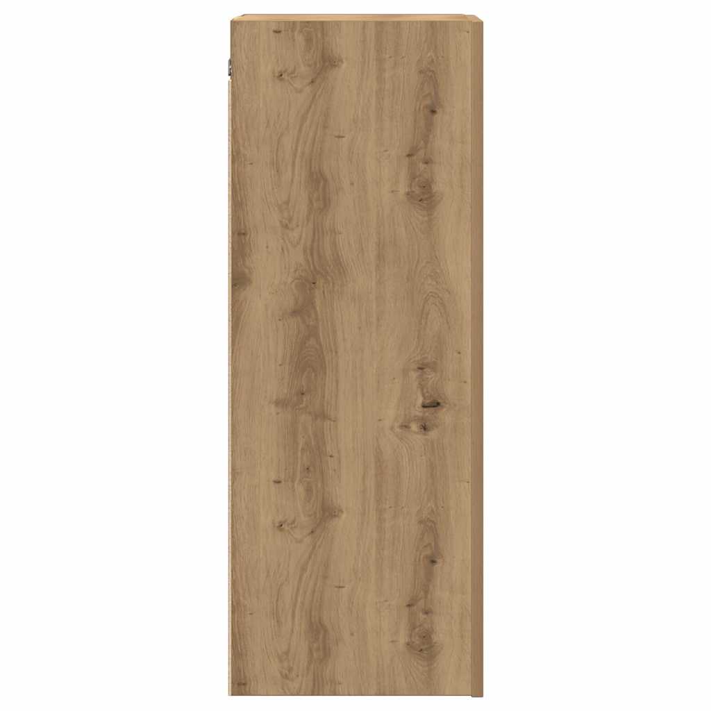 Tv-Benk Artisan Eik 30,5X30X90 Cm Konstruert Tre