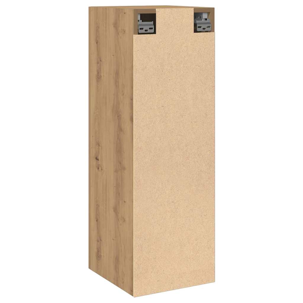 Tv-Benk Artisan Eik 30,5X30X90 Cm Konstruert Tre