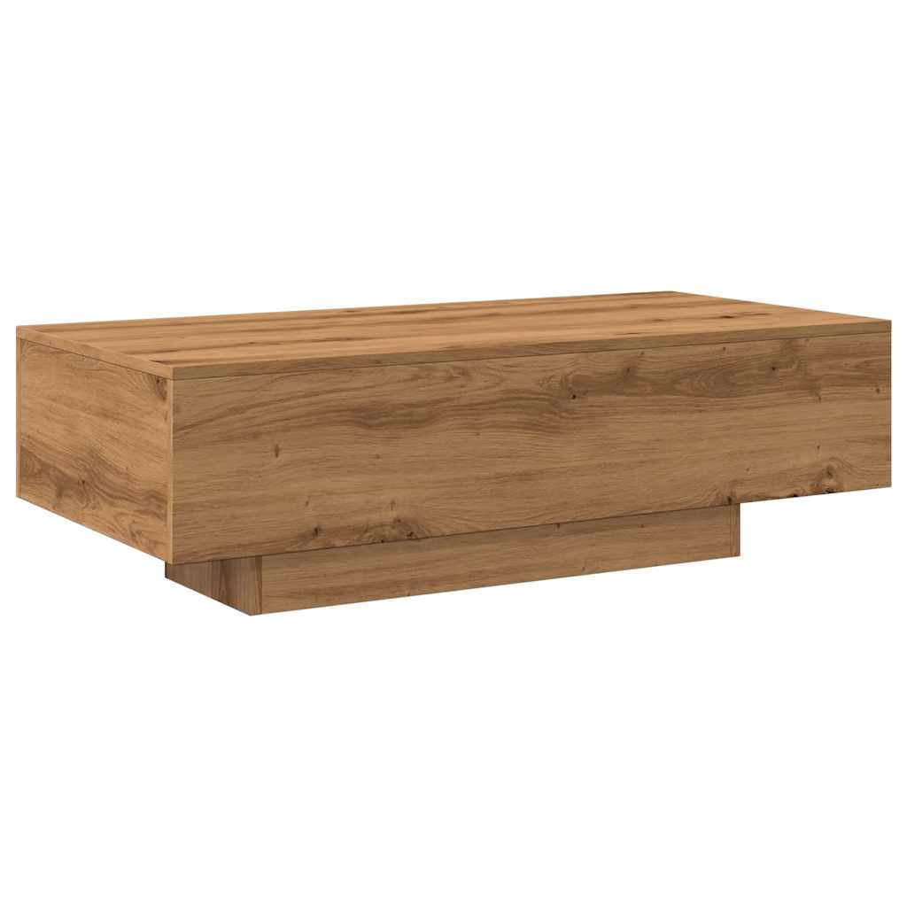 Salongbord Artisan Eik 100X49,5X31 Cm Konstruert Tre
