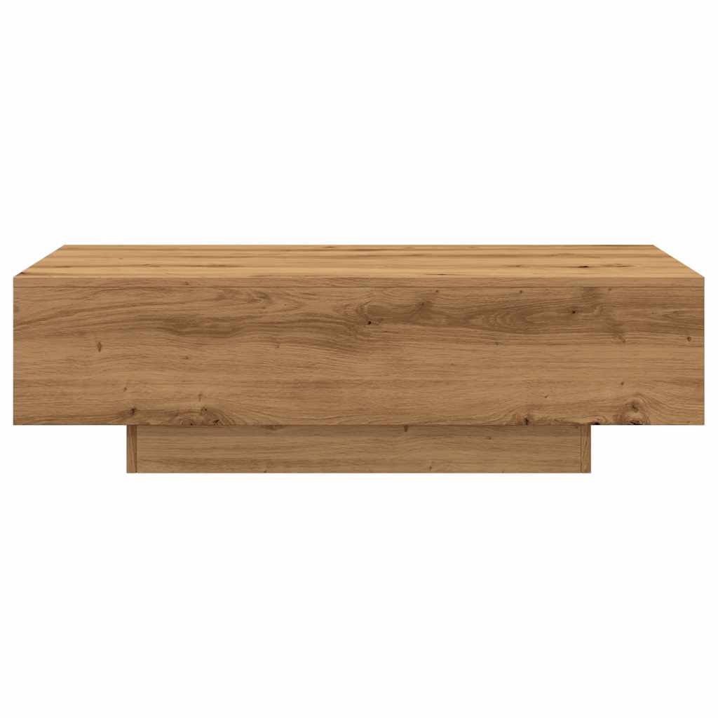 Salongbord Artisan Eik 100X49,5X31 Cm Konstruert Tre