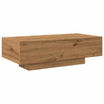 Salongbord Artisan Eik 100X49,5X31 Cm Konstruert Tre