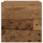 Vegghengt Tv-Benk Gammelt Tre 30,5X30X30 Cm