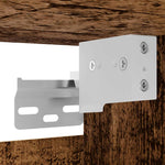 Vegghengt Tv-Benk Gammelt Tre 30,5X30X30 Cm