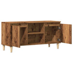 Tv-Benk Gammelt Tre 102X35X50 Cm Konstruert Tre