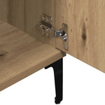 Tv-Benk Artisan Eik 102X35X50 Cm Konstruert Tre