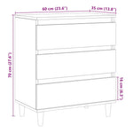 Skjenk Gammelt Tre 60X35X70 Cm Konstruert Tre
