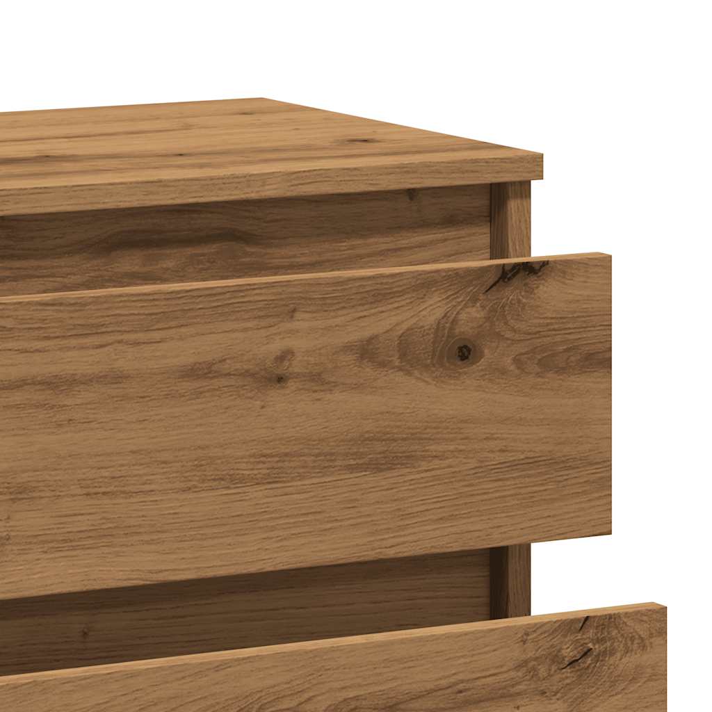 Skjenk Artisan Eik 60X35X70 Cm Konstruert Tre