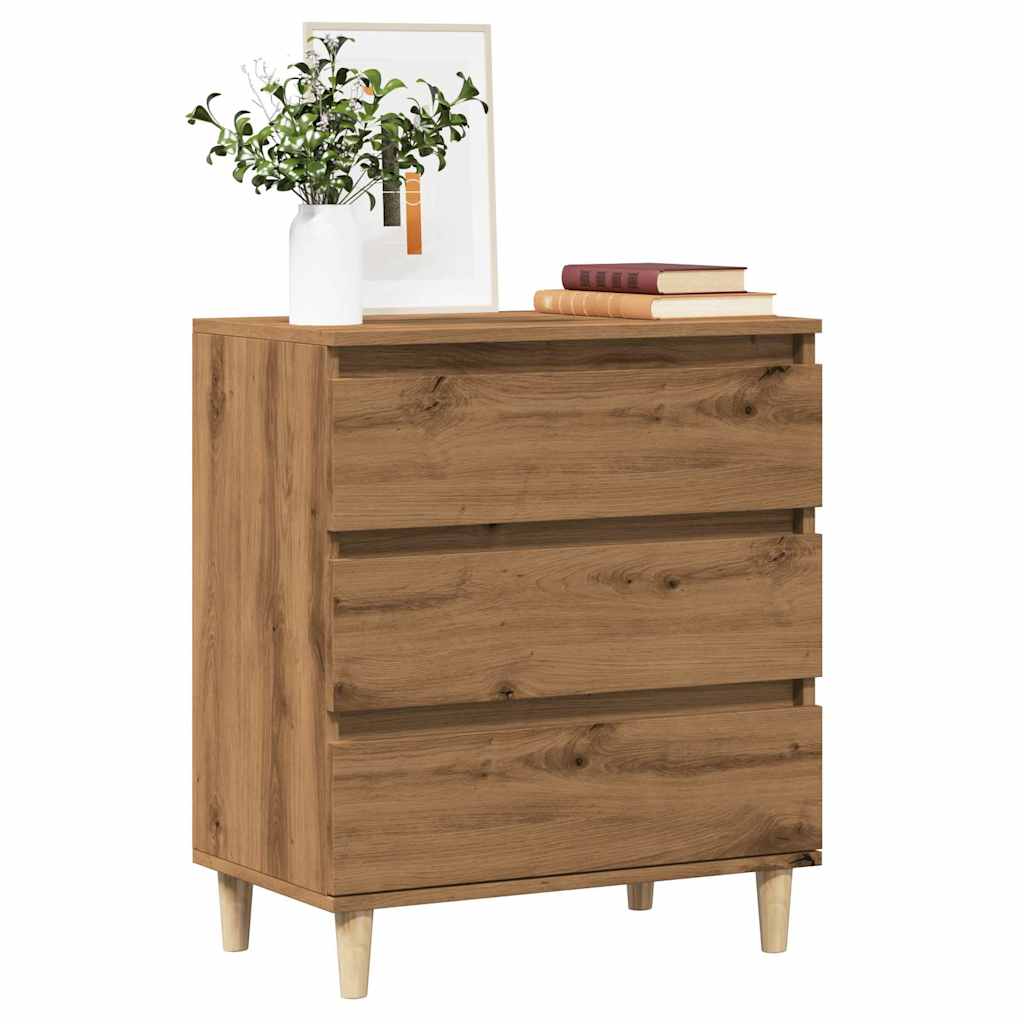 Skjenk Artisan Eik 60X35X70 Cm Konstruert Tre