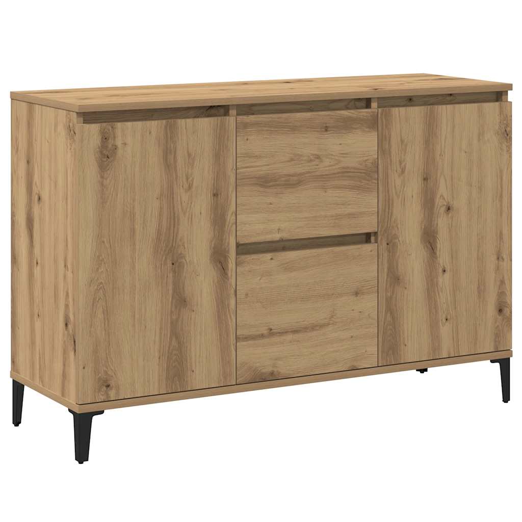 Skjenk Artisan Eik 102X35X70 Cm Konstruert Tre