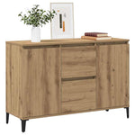Skjenk Artisan Eik 102X35X70 Cm Konstruert Tre
