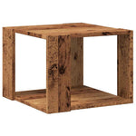 Salongbord Gammelt Tre 40X40X30 Cm Konstruert Tre