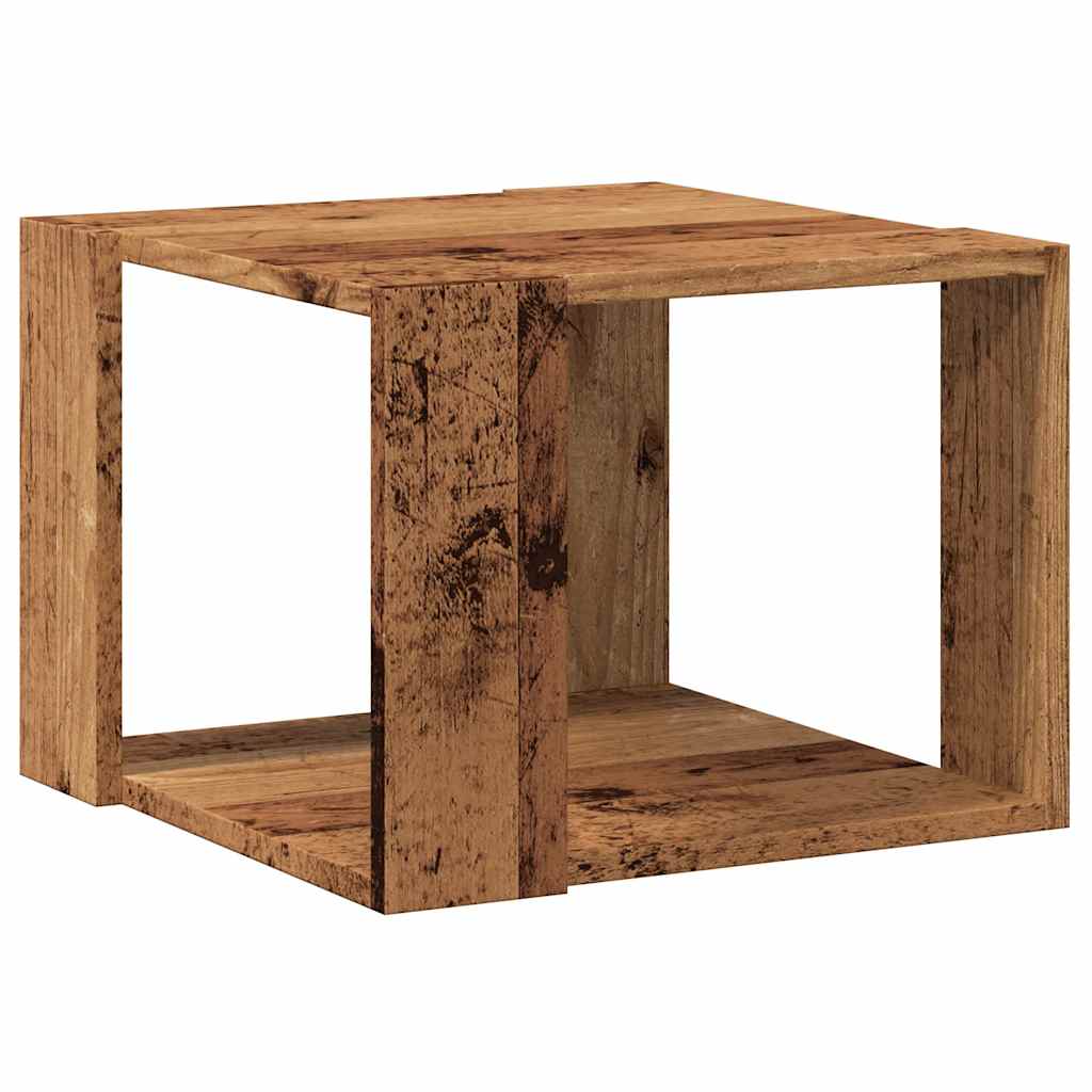 Salongbord Gammelt Tre 40X40X30 Cm Konstruert Tre