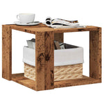 Salongbord Gammelt Tre 40X40X30 Cm Konstruert Tre
