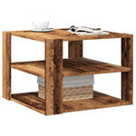 Salongbord Gammelt Tre 58X58X40 Cm Konstruert Tre