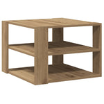 Salongbord Artisan Eik 58X58X40 Cm Konstruert Tre