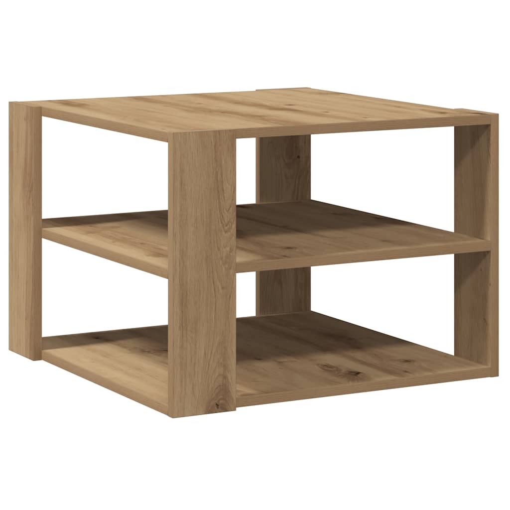 Salongbord Artisan Eik 58X58X40 Cm Konstruert Tre