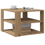 Salongbord Artisan Eik 58X58X40 Cm Konstruert Tre