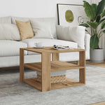 Salongbord Artisan Eik 58X58X40 Cm Konstruert Tre