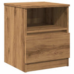 Nattbord Artisan Eik 40X40X50 Cm Konstruert Tre