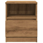 Nattbord Artisan Eik 40X40X50 Cm Konstruert Tre