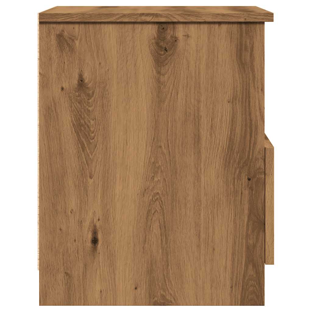 Nattbord Artisan Eik 40X40X50 Cm Konstruert Tre