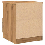 Nattbord Artisan Eik 40X40X50 Cm Konstruert Tre