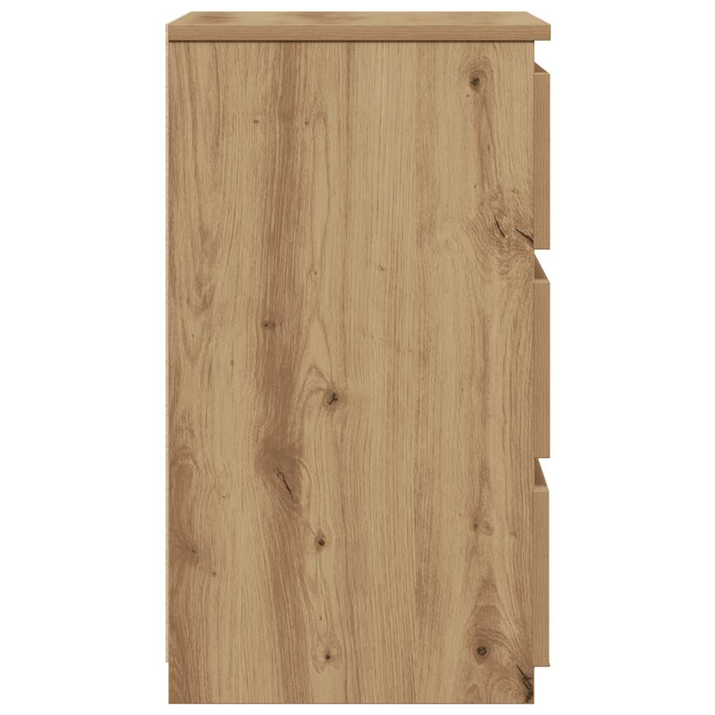 Nattbord Artisan Eik 40X35X62,5 Cm Konstruert Tre