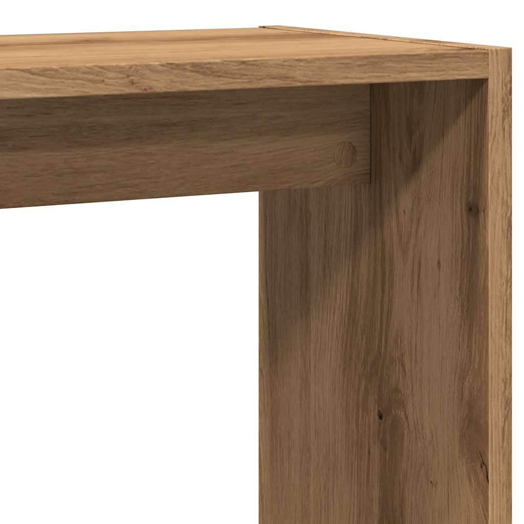 Sidebord Artisan Eik 50X26X50 Cm Konstruert Tre