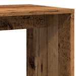 Sidebord Gammelt Tre 59X36X38 Cm Konstruert Tre