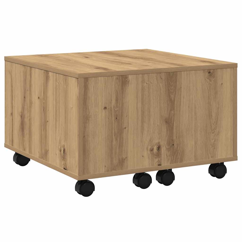 Salongbord Artisan Eik 60X60X38 Cm Konstruert Tre
