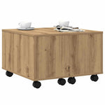 Salongbord Artisan Eik 60X60X38 Cm Konstruert Tre