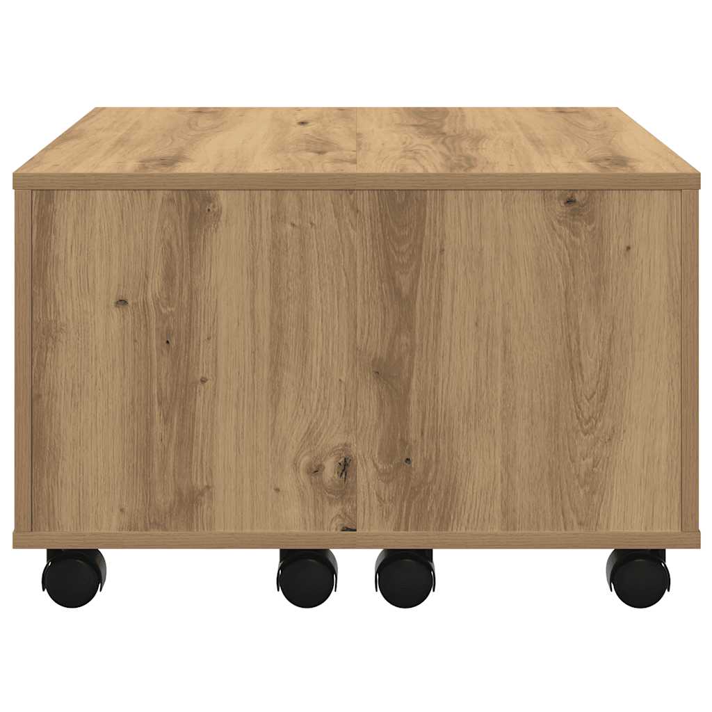 Salongbord Artisan Eik 60X60X38 Cm Konstruert Tre