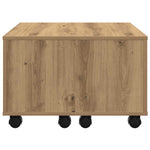 Salongbord Artisan Eik 60X60X38 Cm Konstruert Tre