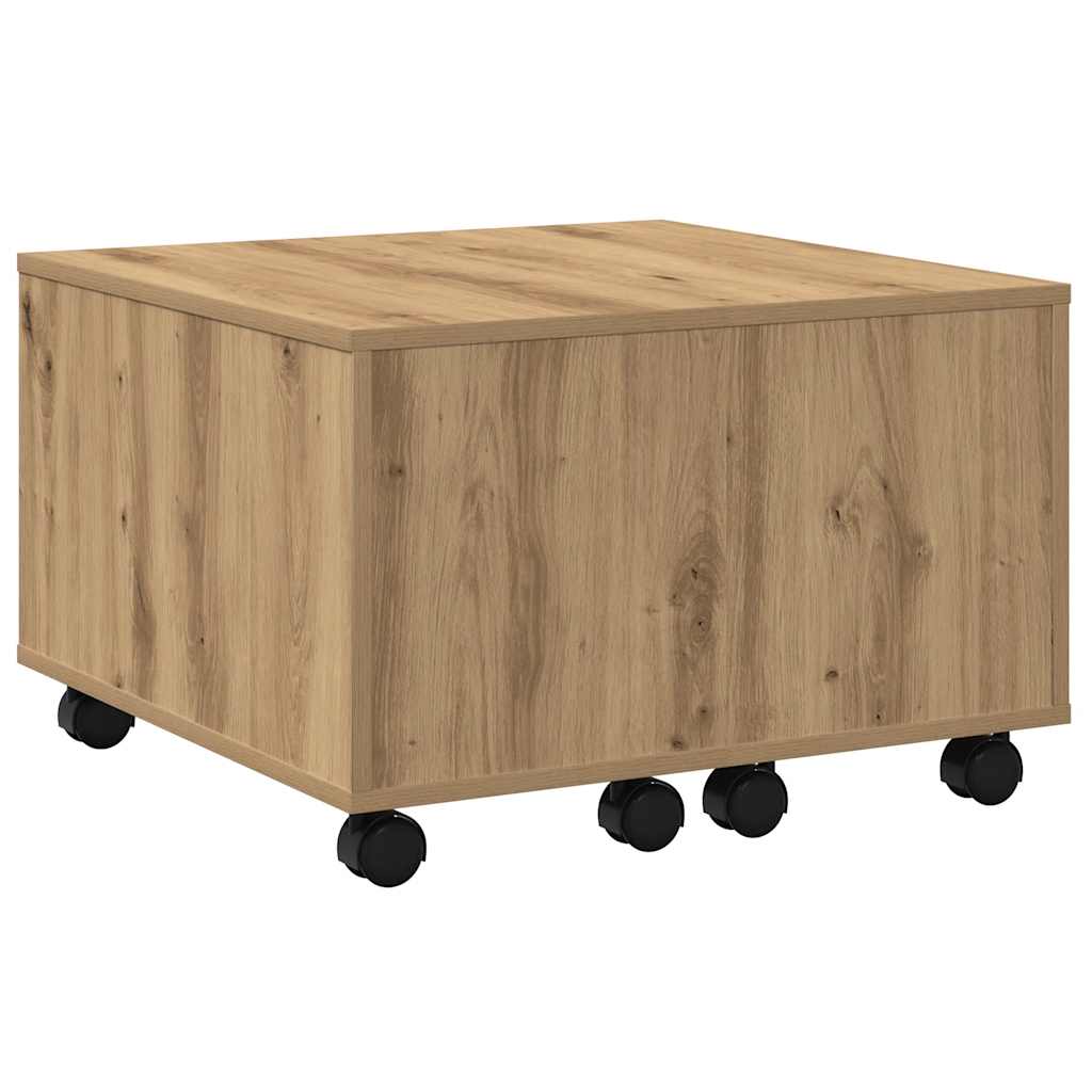 Salongbord Artisan Eik 60X60X38 Cm Konstruert Tre