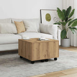 Salongbord Artisan Eik 60X60X38 Cm Konstruert Tre