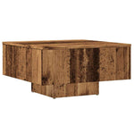 Salongbord Gammelt Tre 60X60X31,5 Cm Konstruert Tre