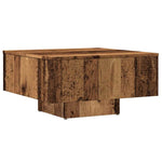 Salongbord Gammelt Tre 60X60X31,5 Cm Konstruert Tre