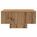 Salongbord Artisan Eik 60X60X31,5 Cm Konstruert Tre