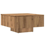 Salongbord Artisan Eik 60X60X31,5 Cm Konstruert Tre