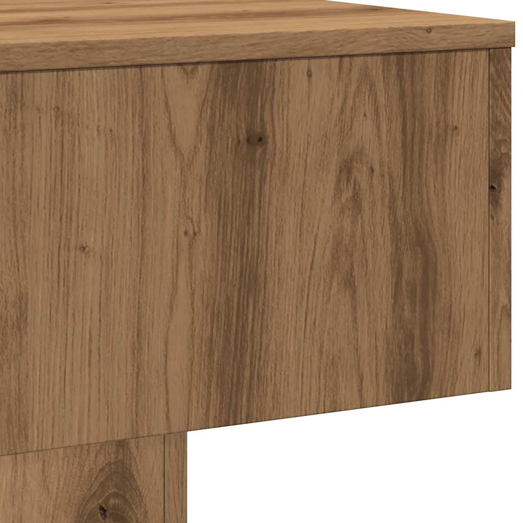 Salongbord Artisan Eik 60X60X31,5 Cm Konstruert Tre