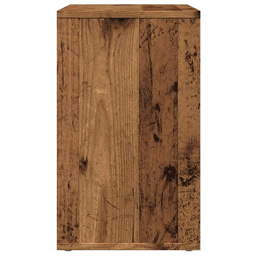 Sidebord Gammelt Tre 50X30X50 Cm Konstruert Tre