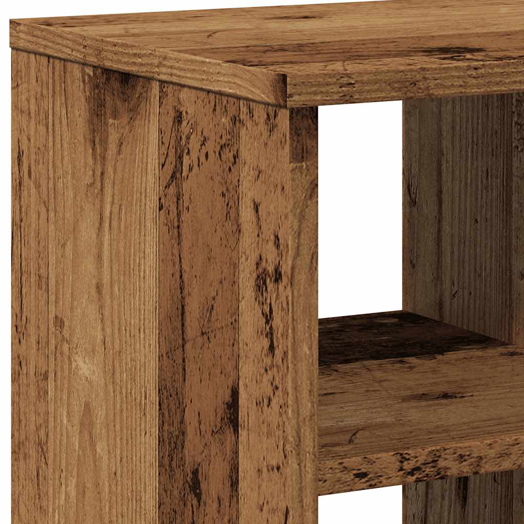 Sidebord Gammelt Tre 50X30X50 Cm Konstruert Tre