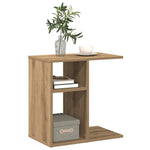 Sidebord Artisan Eik 50X30X50 Cm Konstruert Tre