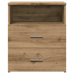 Nattbord 2 Stk Artisan Eik 50X32X60 Cm Konstruert Tre
